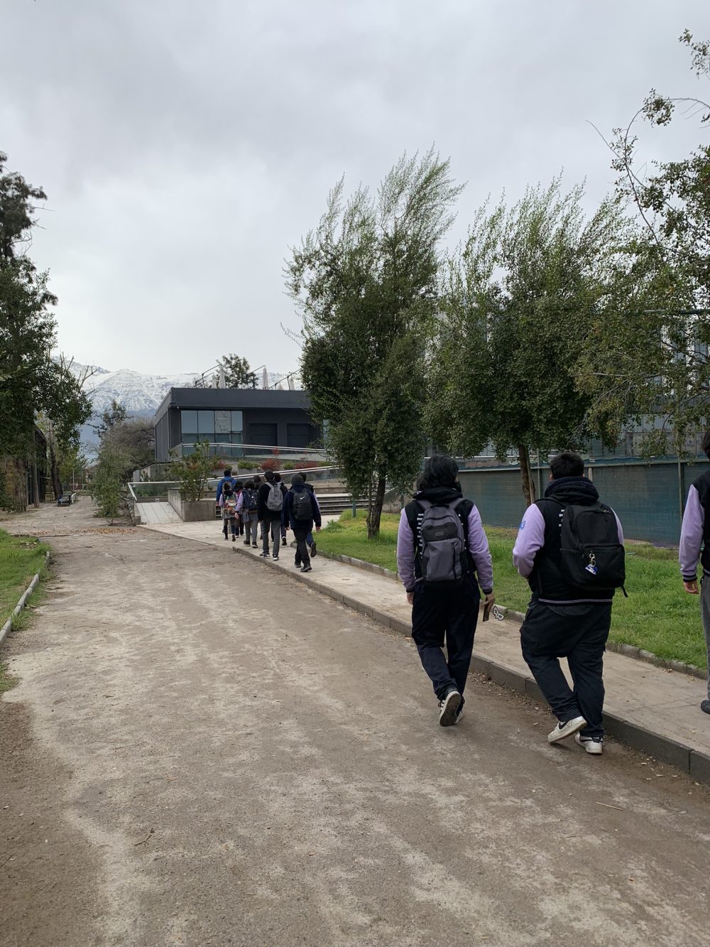 Visita IV medios al campus San Joaquín de la Pontificia Universidad Católica de Chile