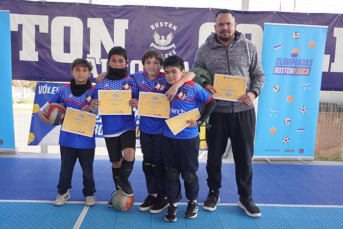 Gran jornada de Vóleibol Mini Varones en las Olimpiadas BostonEduca 2025