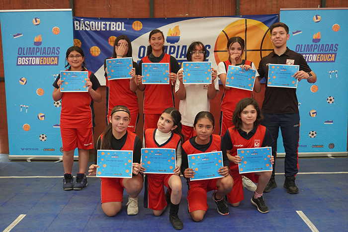 Vicecampeonas del Básquetbol Mini Damas en las Olimpiadas BostonEduca 2025