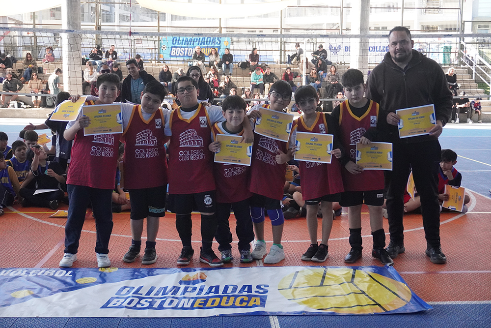 Con éxito competimos en la fecha de Vóleibol Mini Varones de las Olimpiadas BostonEduca