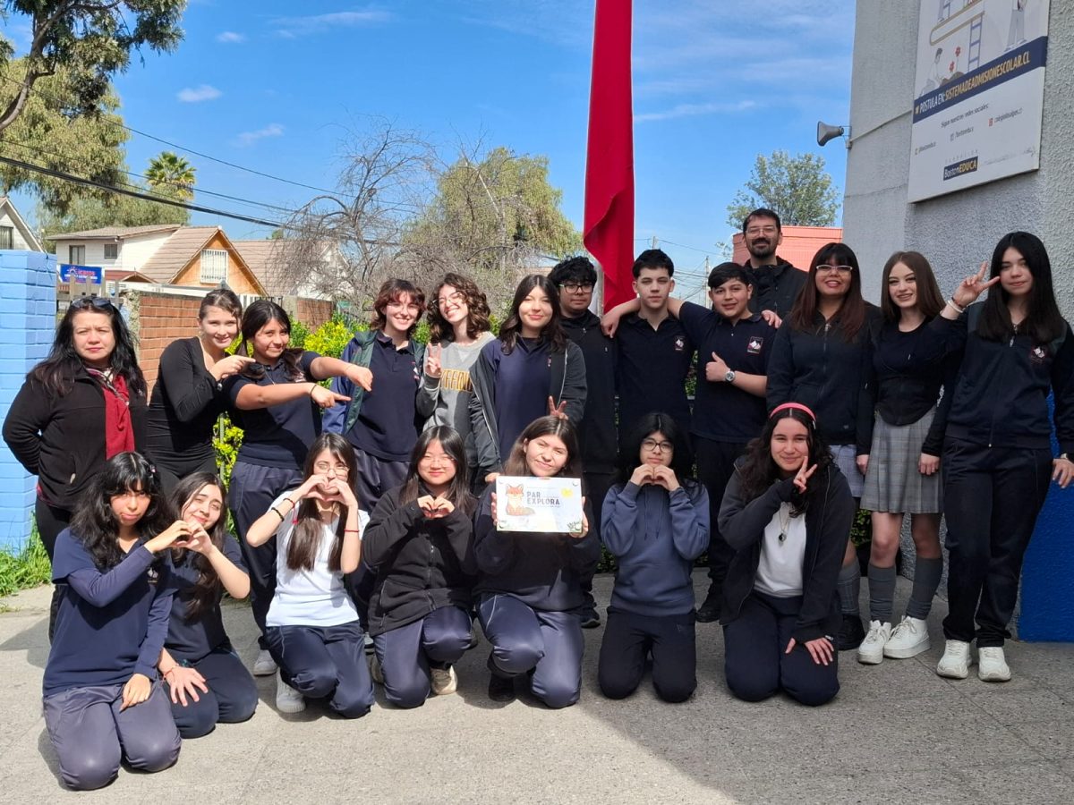Sello Explora para el colegio Los Alpes