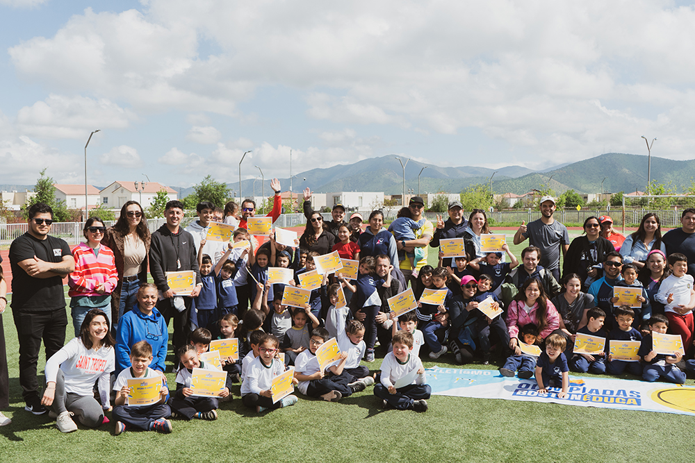 Nuestros/as estudiantes de Pre Escolar vivieron una gran jornada de Atletismo en las Olimpiadas BostonEduca