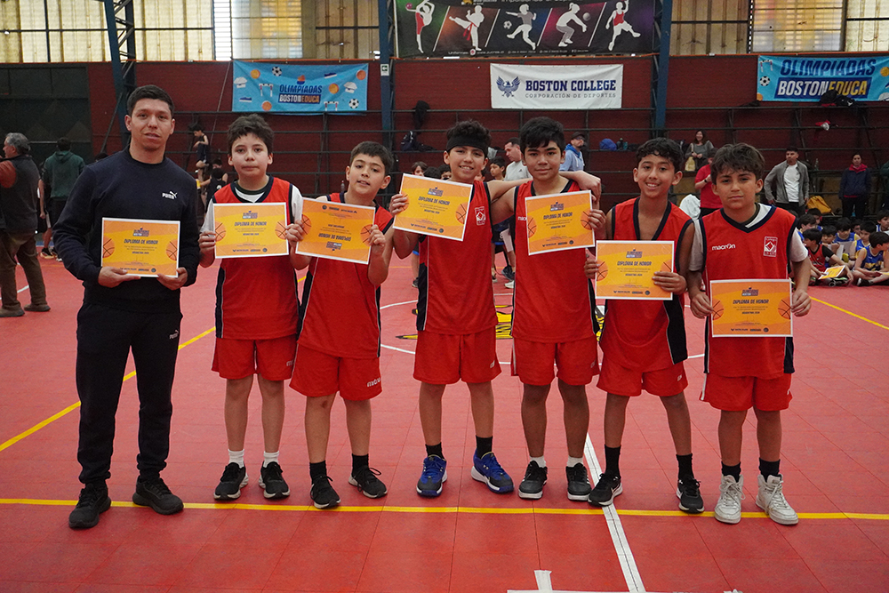 Competimos en el Básquetbol Mini Varones de las Olimpiadas BostonEduca